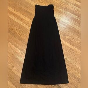 Banana Republic Strapless Full-Length Wool Dress